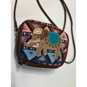 Union Bay Elephant Patchwork Small Crossbody